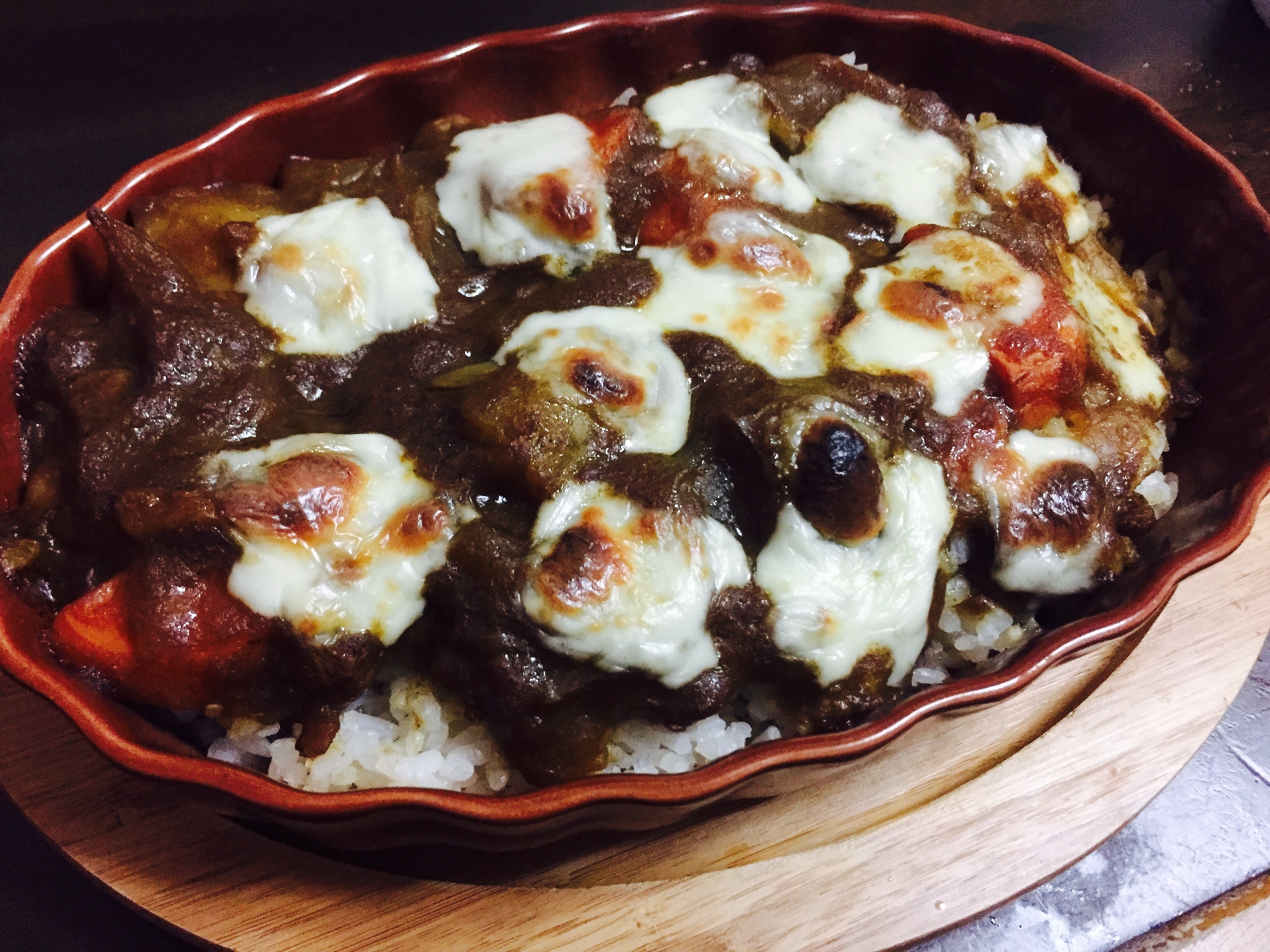 チーズがとろける！焼きチーズカレー