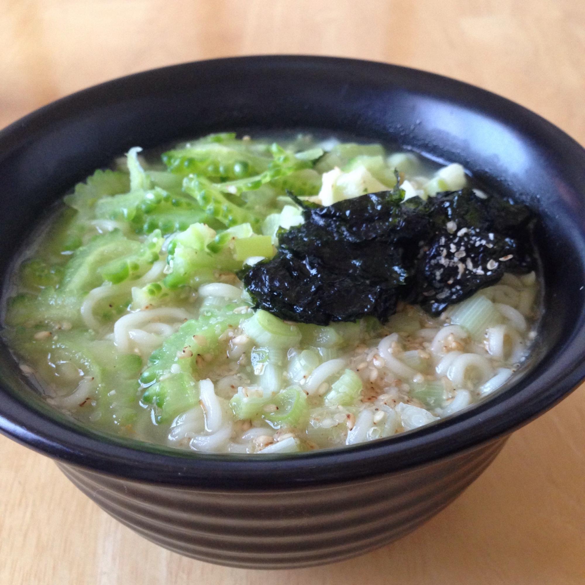 夏旨っ！ゴーヤ塩ラーメン♪