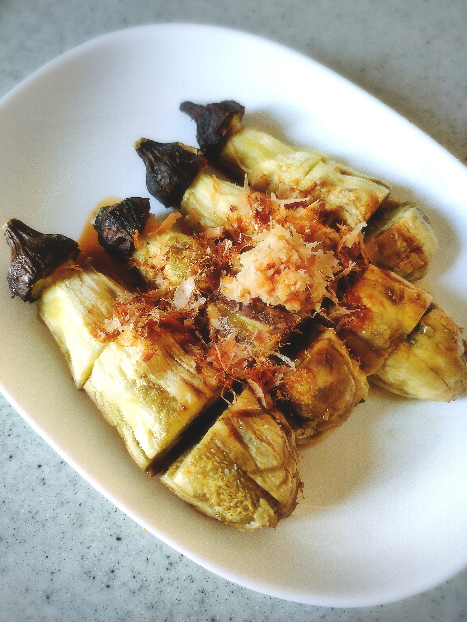 皮むき簡単!焼きなす