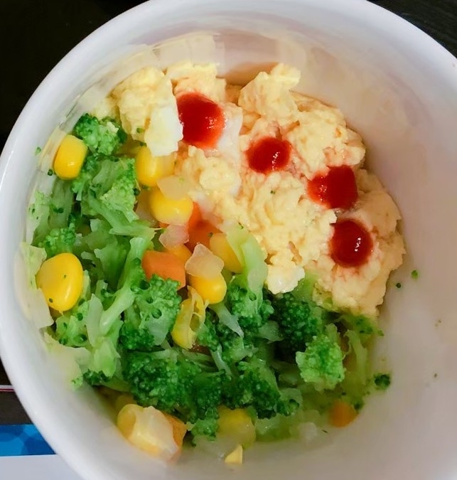 レンジで楽々ワンカップサラダ 幼児食 レシピ 作り方 By レンジでズボラ幼児食 楽天レシピ レンジで楽々ワンカップサラダ 幼児食 レシピ 作り方 By レンジでズボラ幼児食 楽天レシピ