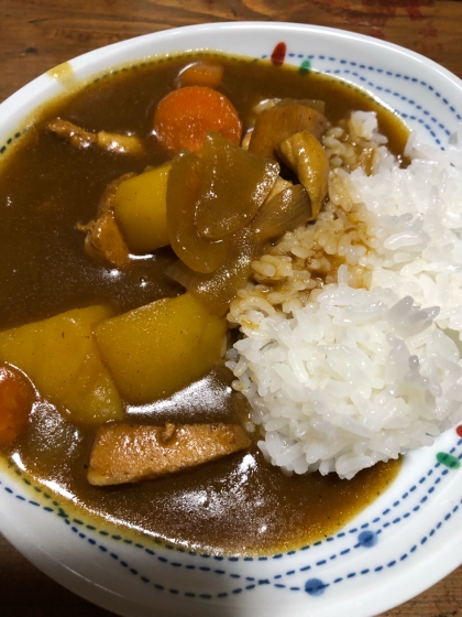 鶏むね肉のカレーライス