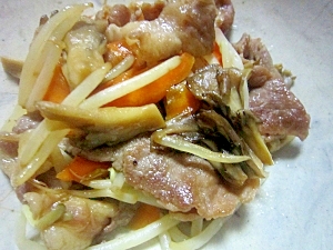 豚と舞茸の炒め物