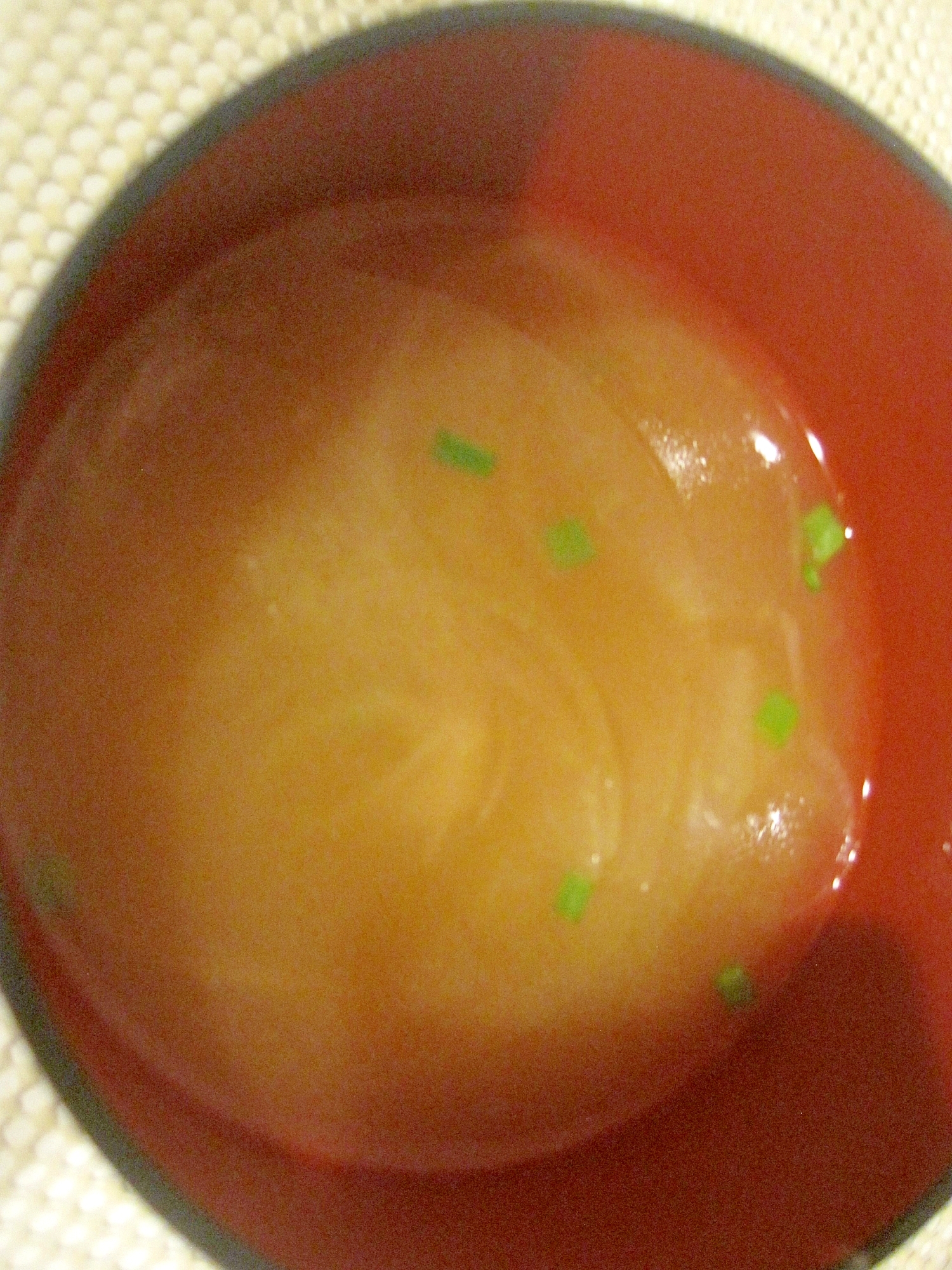 冬瓜と玉ねぎの味噌汁