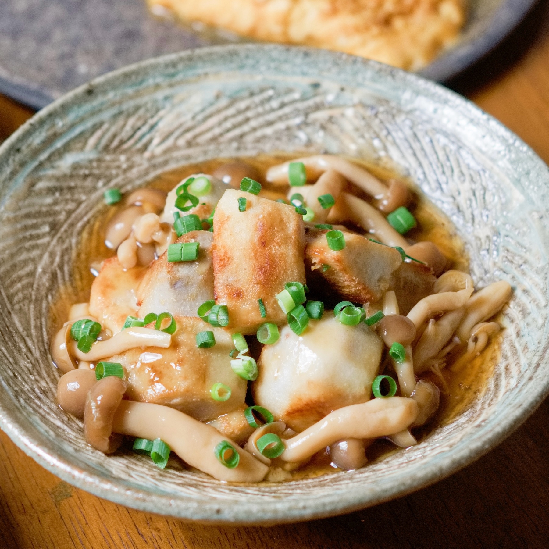 焼き里芋のきのこあんかけ【和食・副菜】
