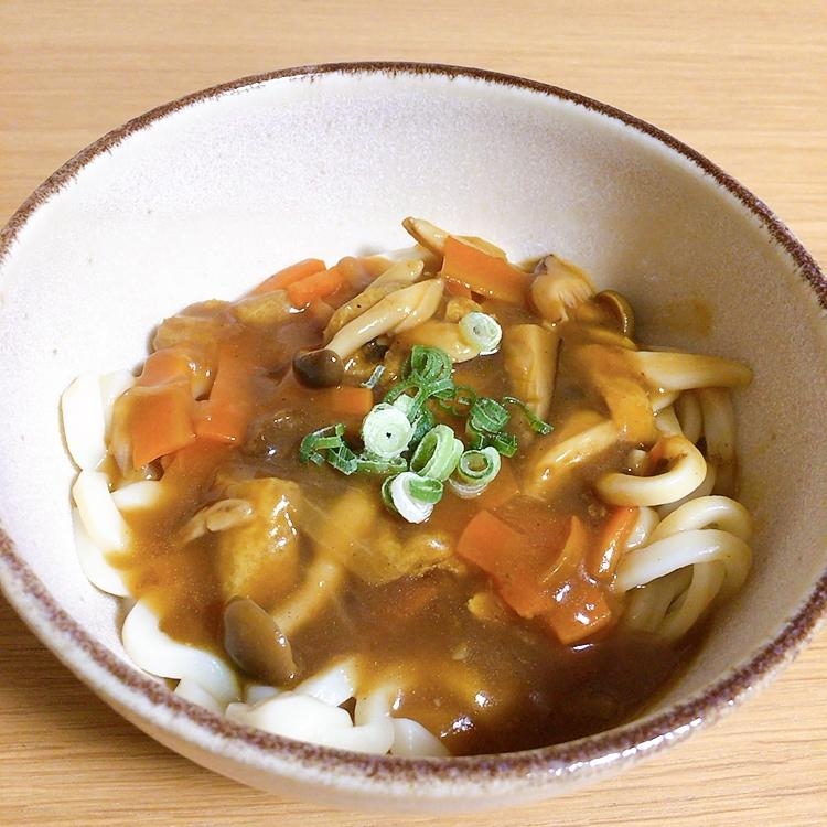 カレールウで簡単カレーうどん★*。