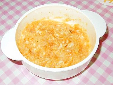 離乳食 ~後期~ チキンとコーンクリームの煮物