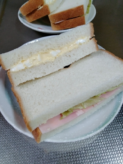 電子レンジで作るたまごサンド