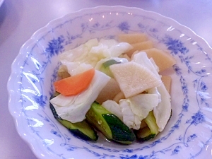 夏野菜の簡単漬け物