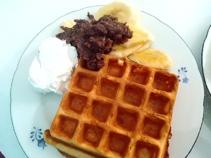 ワッフルにのせました！ほったらかしでできるので簡単でした！ごちそうさまです(^^)