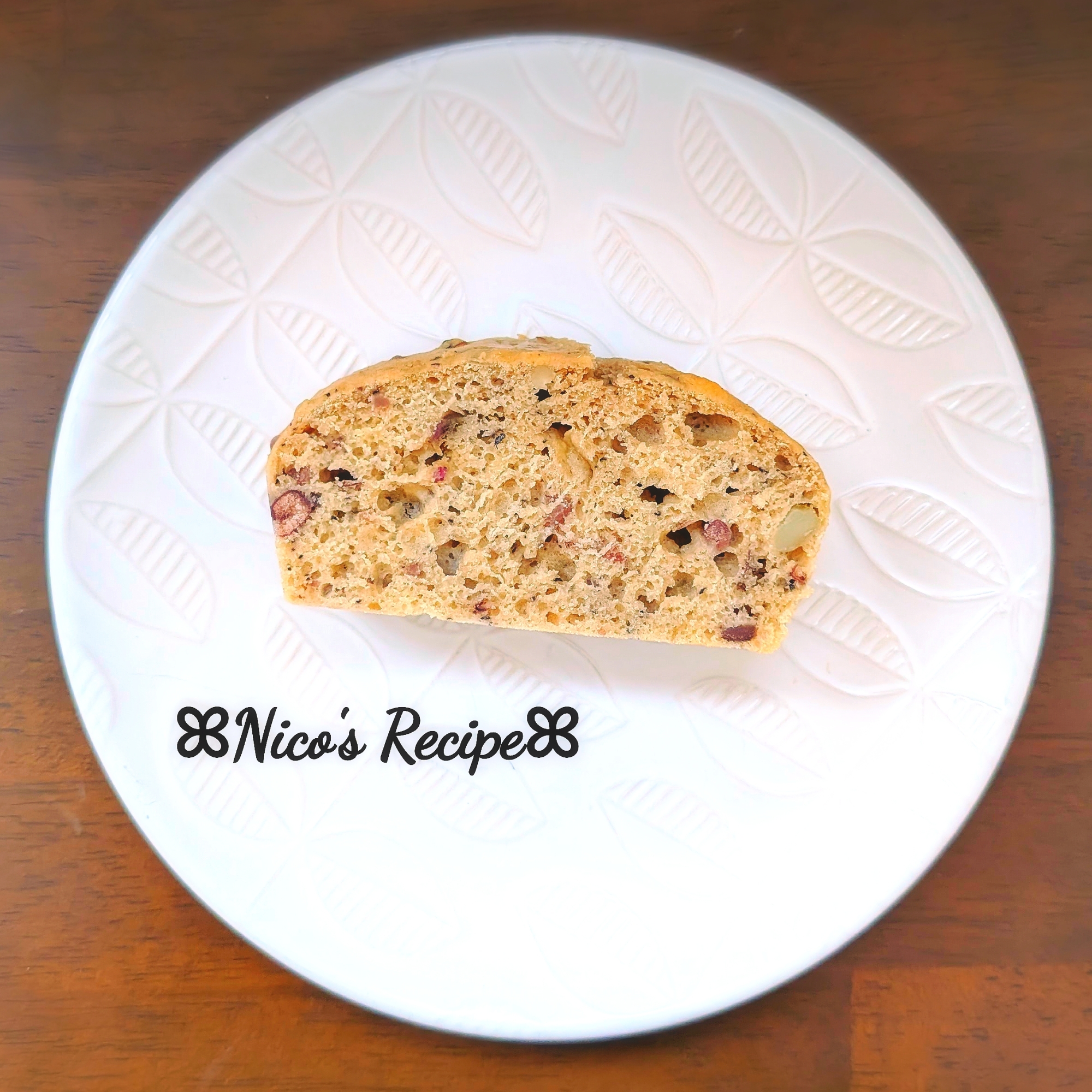 さつまいもとぜんざいの米粉ケーキ