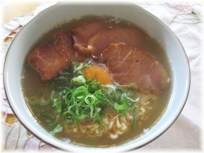 チャーシュー入りラーメン