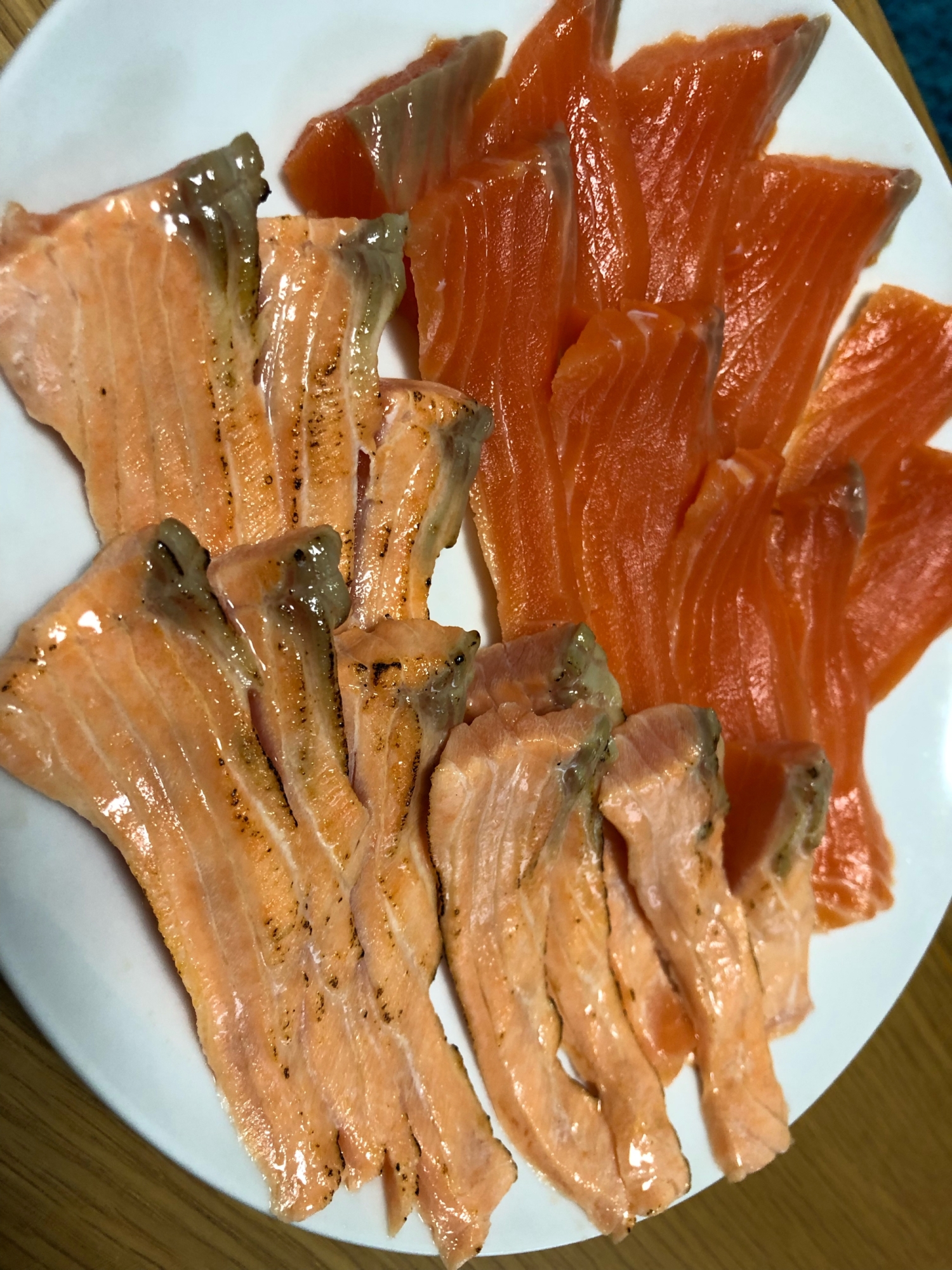 サーモン刺身 炙りサーモン刺身 レシピ 作り方 By 鷹cook 楽天レシピ