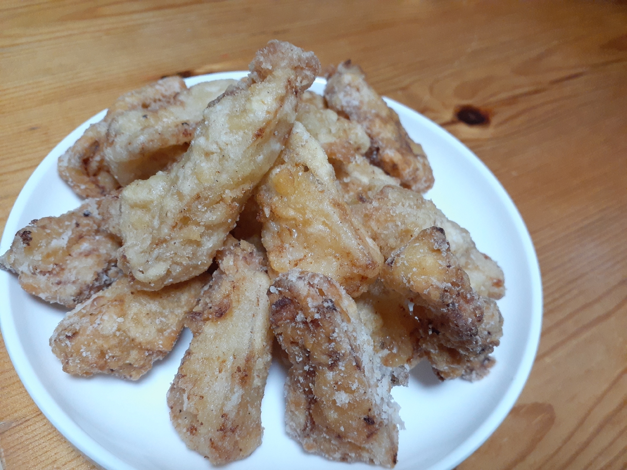 簡単美味 ヤゲン軟骨のおつまみ塩唐揚げ レシピ 作り方 By アラレぽ 楽天レシピ