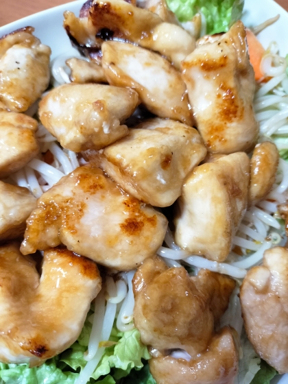 ★鶏ムネ肉の柔らか甘辛チキン★