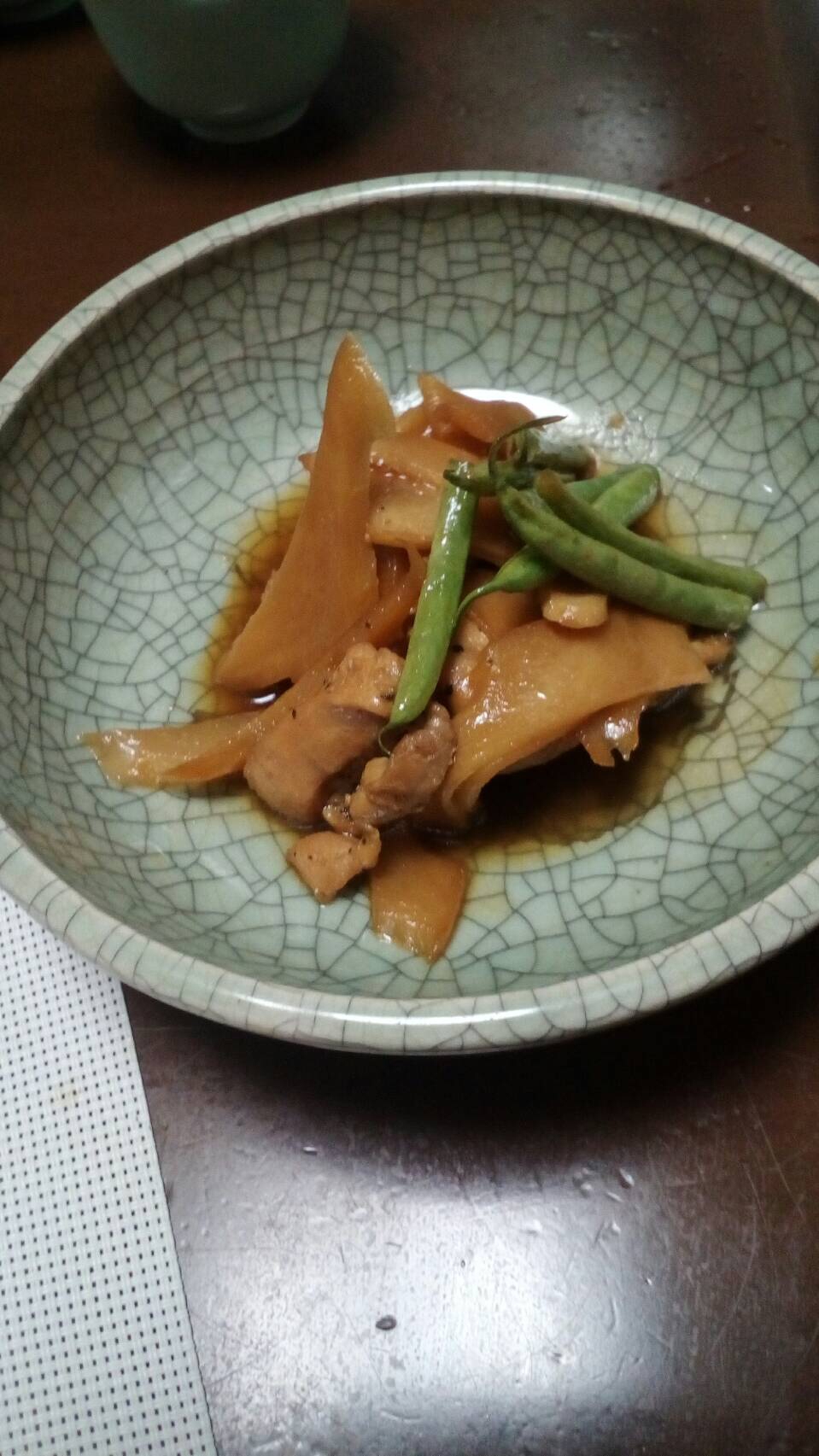 鶏肉と新生姜の甘煮