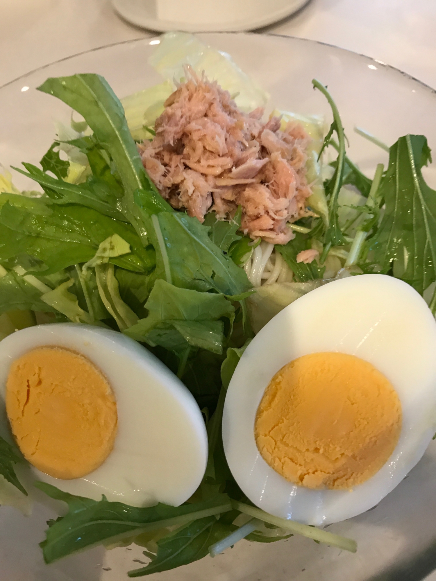 サラダうどんならぬサラダそうめん