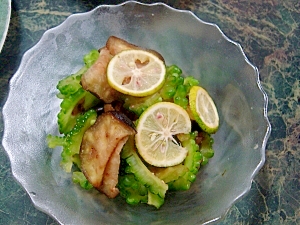 ゴーヤとナスの酢の物 低カロ ダイエット レシピ 作り方 By すいかサマ 楽天レシピ