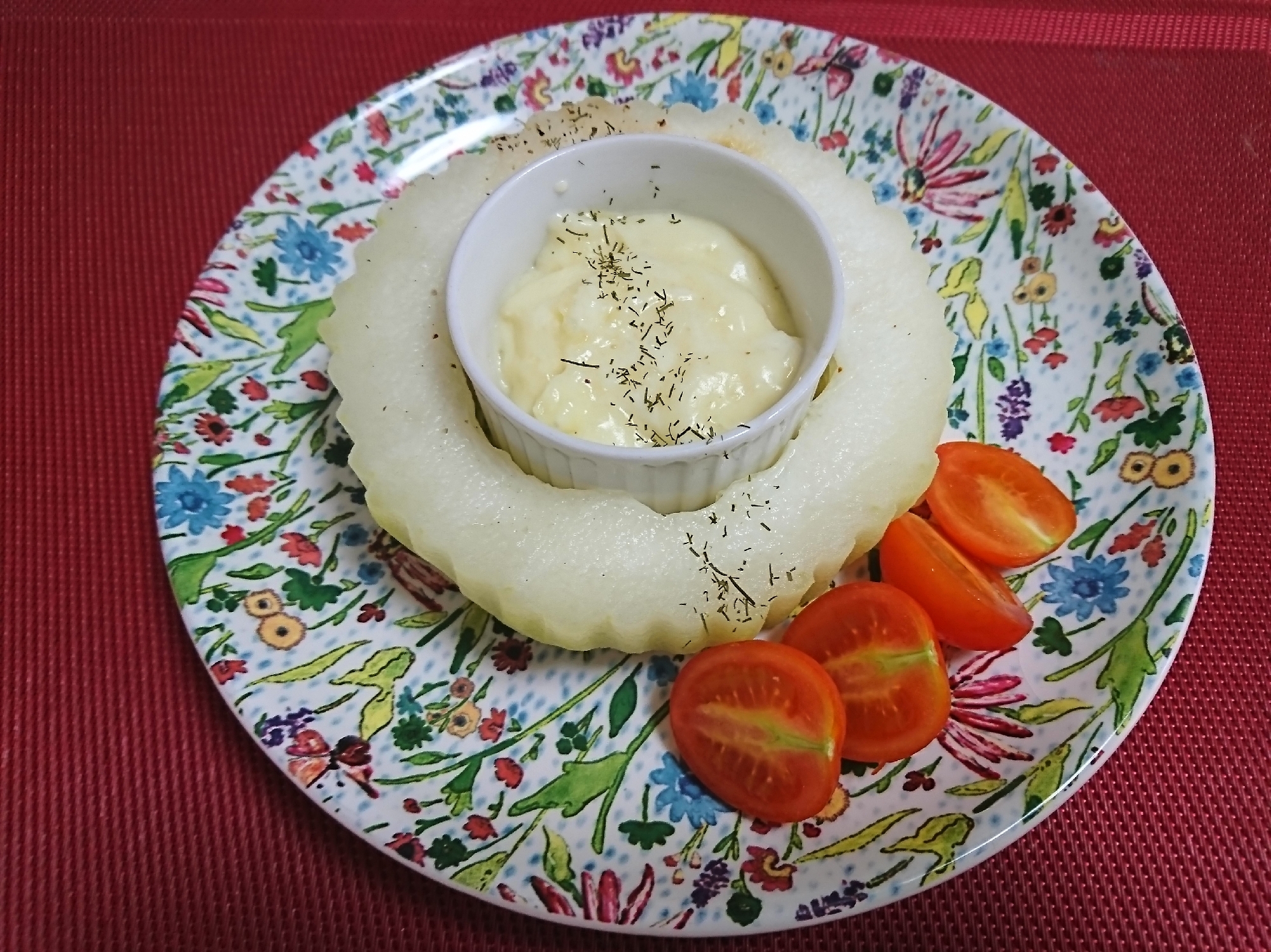 冬瓜のチーズフォンデュ