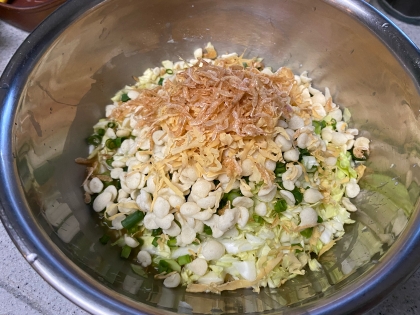 我が家のおこげが美味しい♡もんじゃ