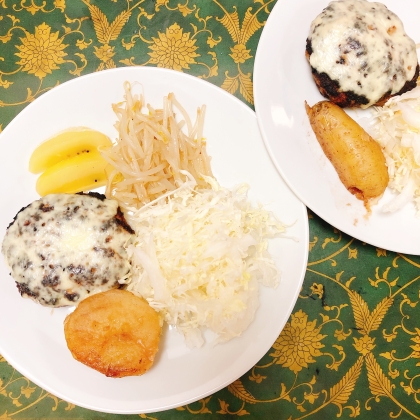 レモン＆オレンジ香る✿野菜＆ハンバーグ蒸し