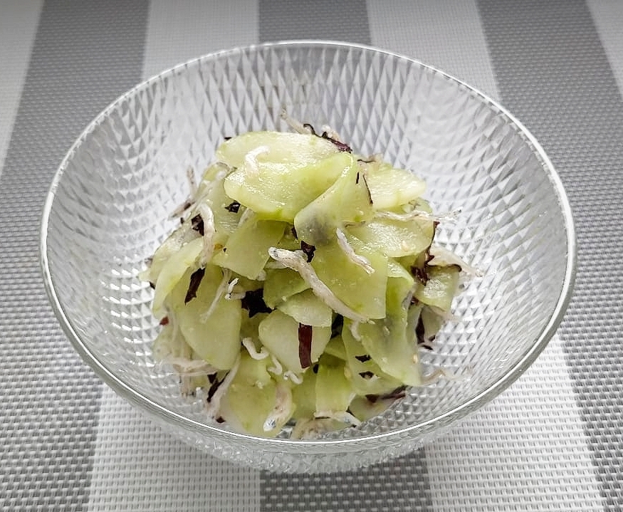 白ウリと赤じそとちりめんじゃこの酢の物 レシピ 作り方 By ぷく 楽天レシピ 白ウリと赤じそとちりめんじゃこの酢の物 レシピ 作り方 By ぷく 楽天レシピ