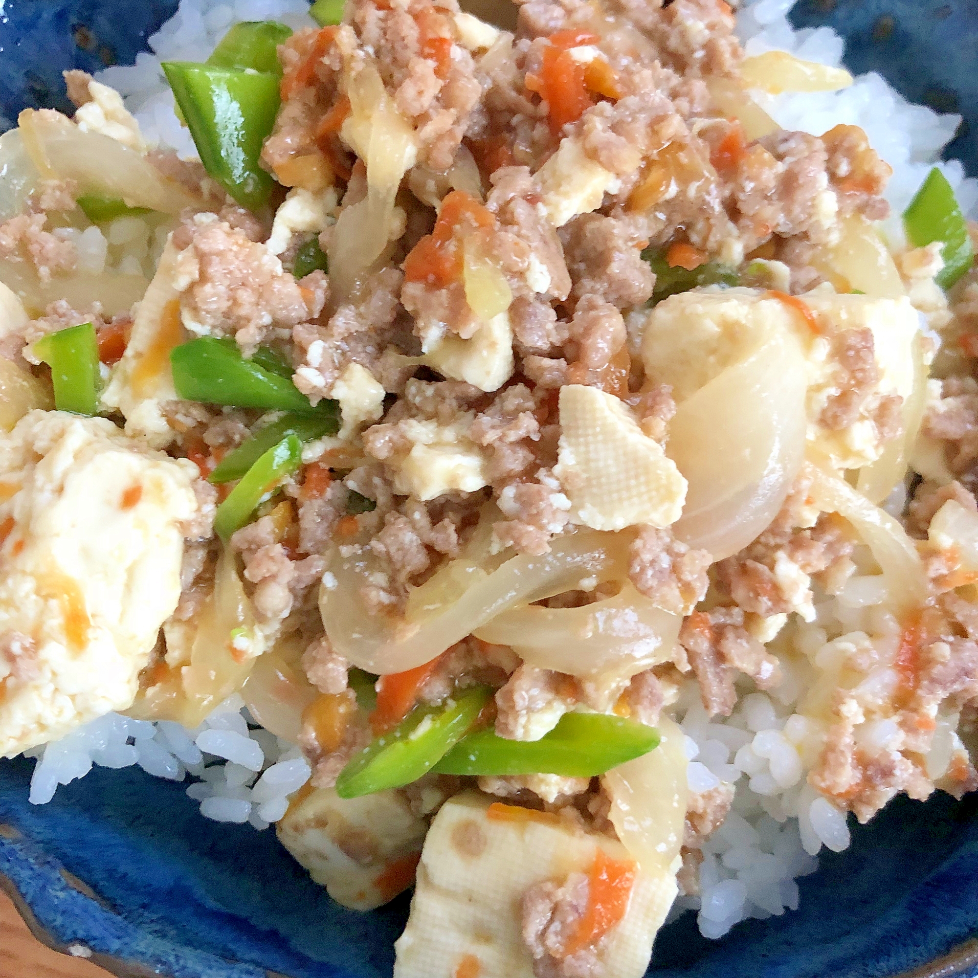 豆腐とひき肉と野菜の中華炒め★