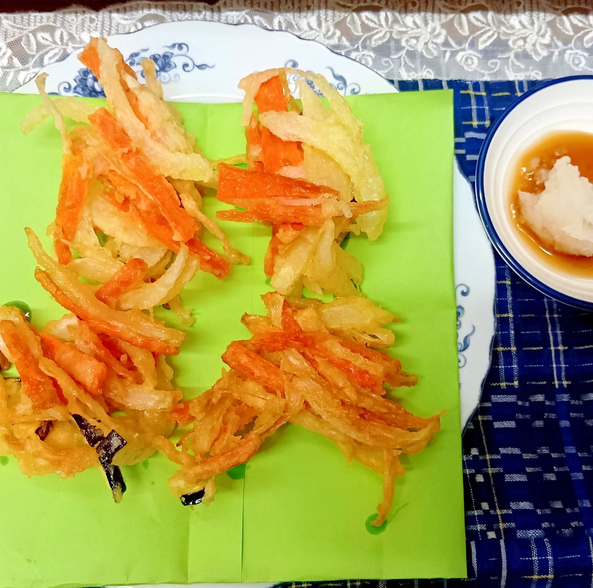 茄子入りかき揚げ