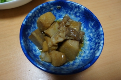 さといもと豚肉の煮物