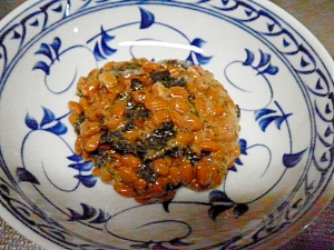梅海苔☆納豆