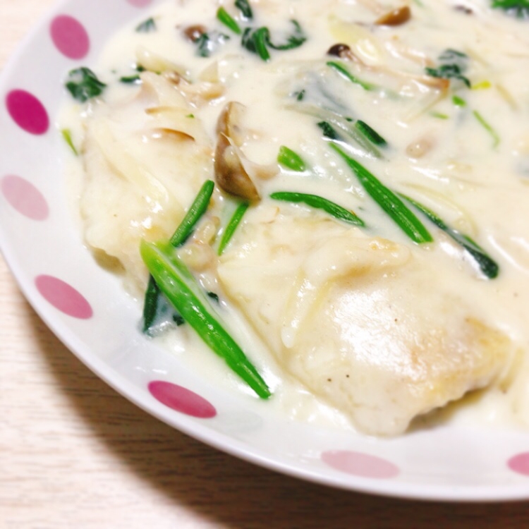 たらとほうれん草のクリーム煮 レシピ 作り方 By ぶにすけ 楽天レシピ