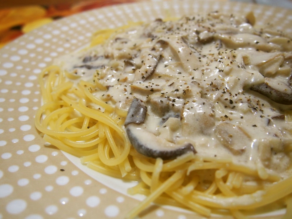 生クリームなし 濃厚きのこクリームスパ レシピ 作り方 By 京たまご8836 楽天レシピ