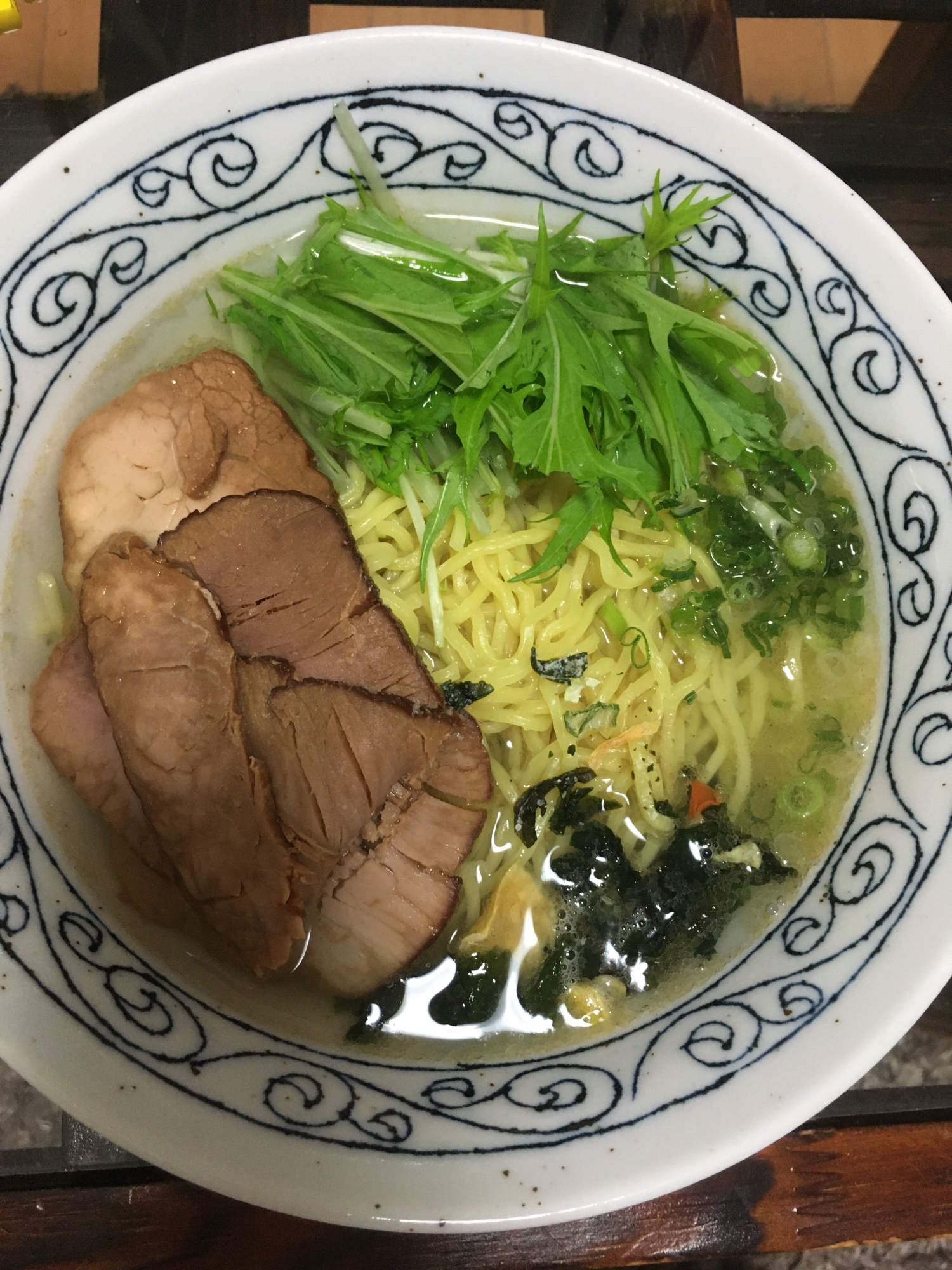 我が家の本格塩ラーメン