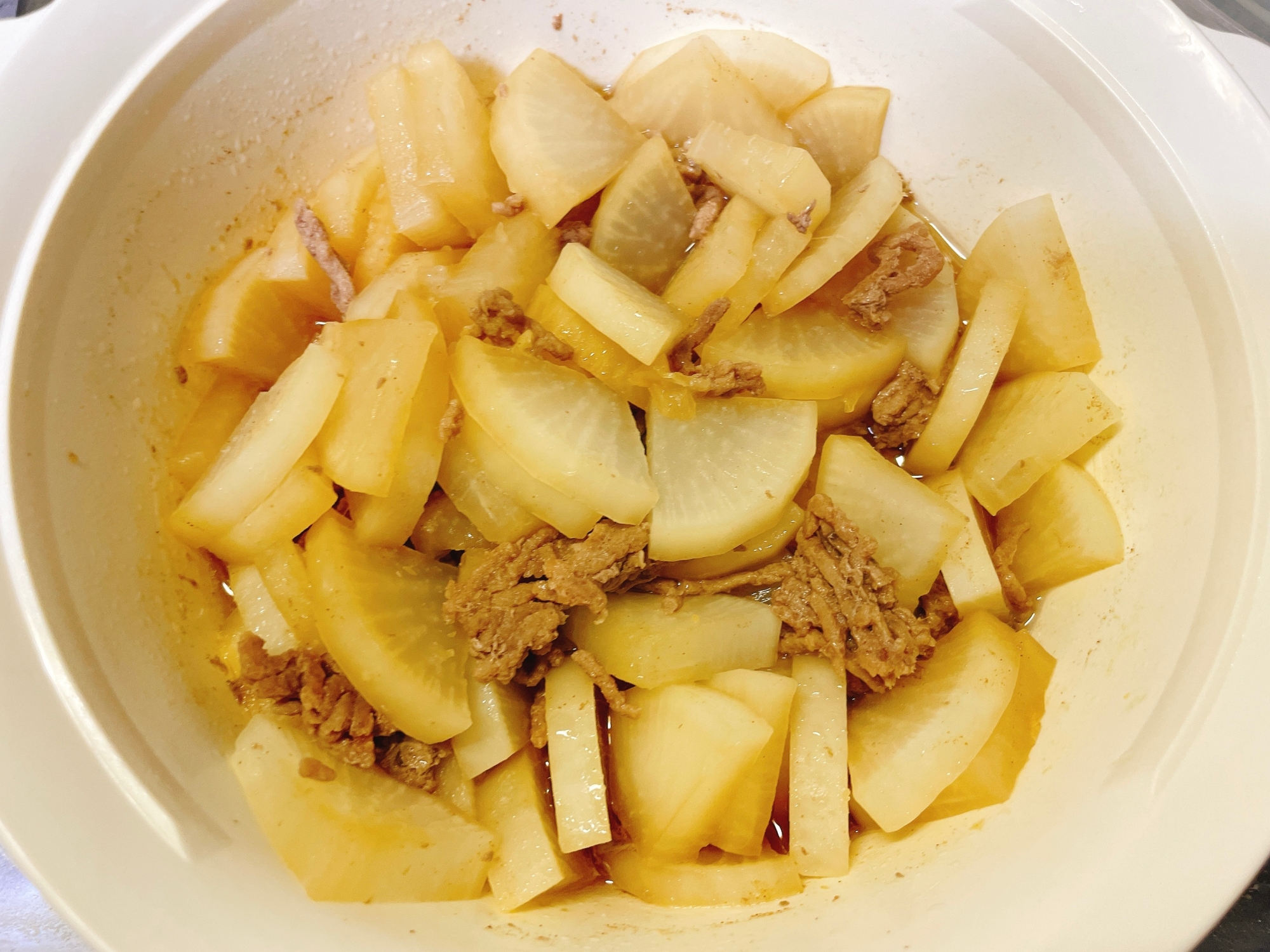 大根の煮物(電子レンジ調理)