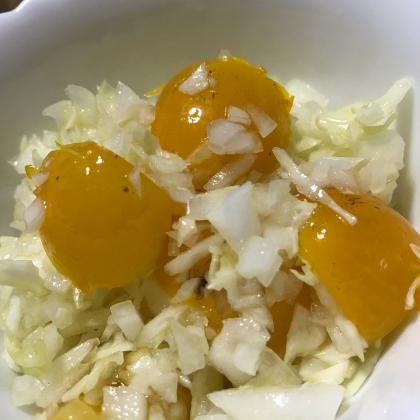 黄色トマトで作ってみました。
ありがとうございます。