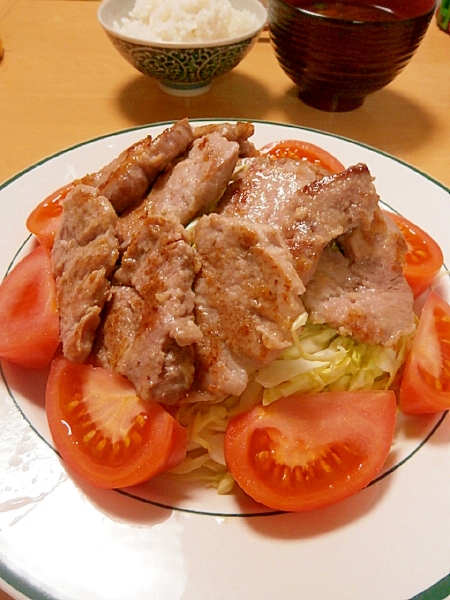 柔らか～♪豚ヒレ肉の塩麹漬けソテー