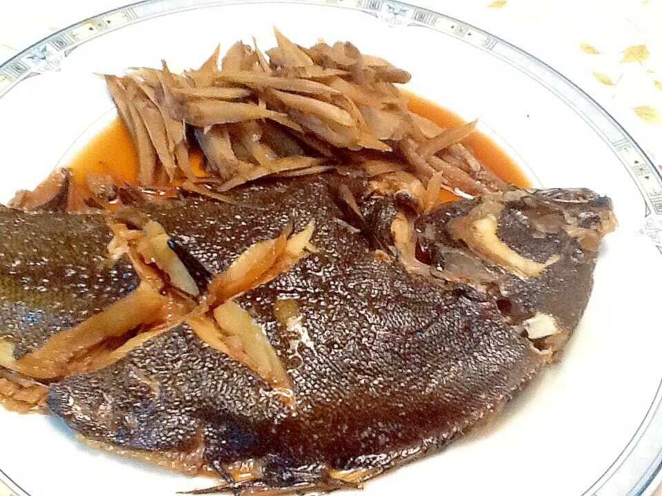 ヒラメ の 煮付け
