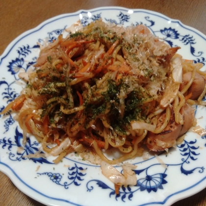 ソース焼きそば➕にんにく