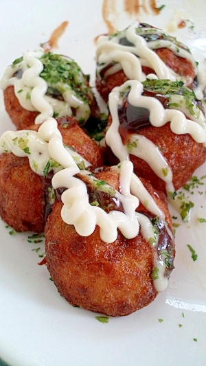 裏技その4！冷凍タコ焼きがお店の味に変身