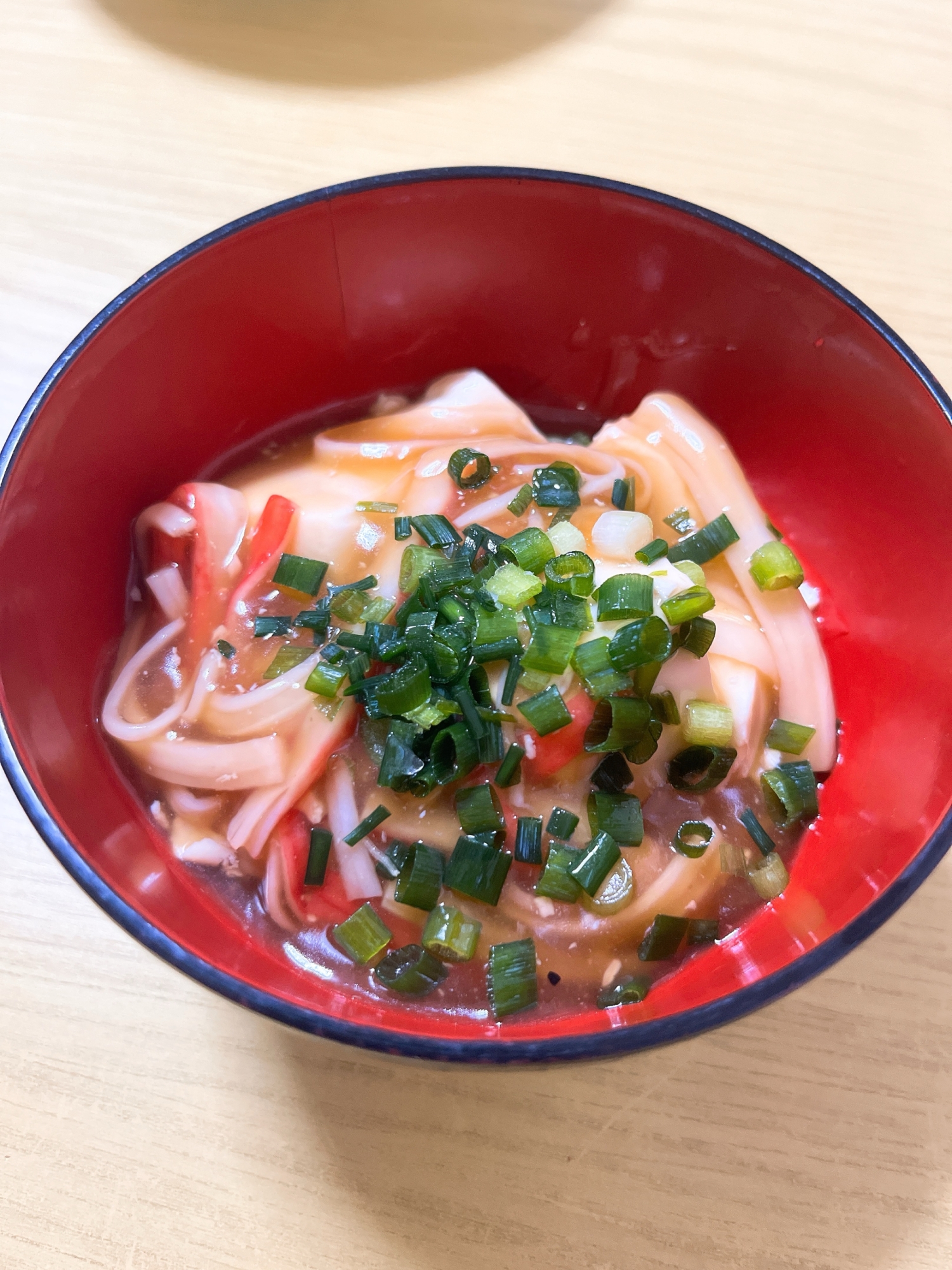 カニカマと豆腐の和風あんかけ