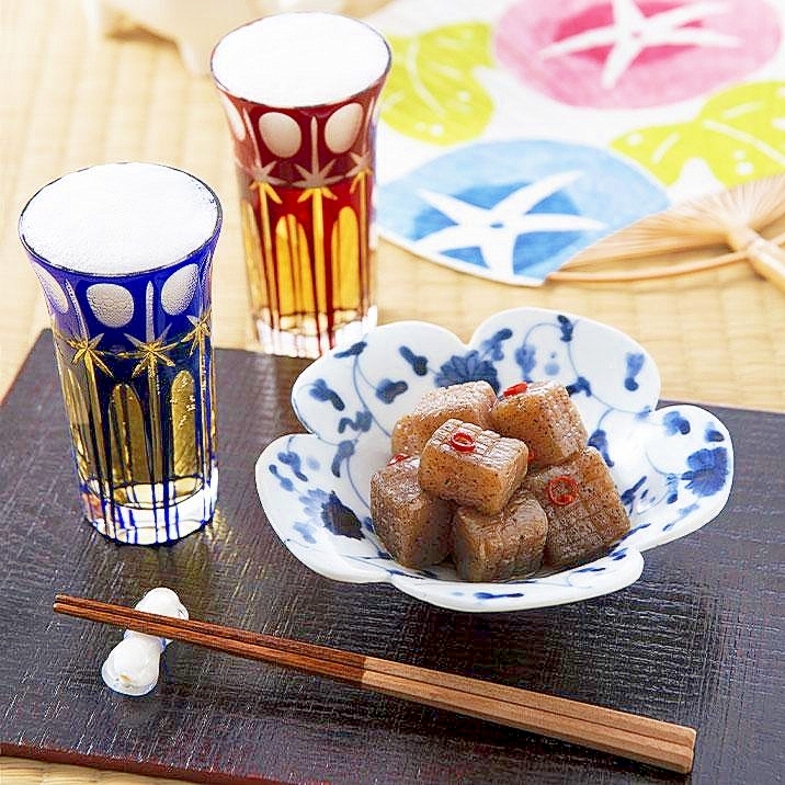 「かき醤油ぽん酢」でおつまみ♪ピリポンこんにゃく