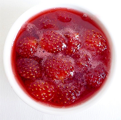 電子レンジで いちごジャム