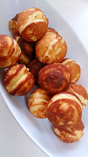 タコ焼き機でベビーカステラ～ポップス型でも～