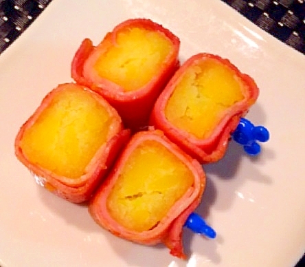 おつまみやお弁当に！じゃがポテトのベーコン巻き