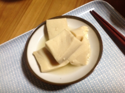 麺つゆで★高野豆腐の含め煮(*^^*)