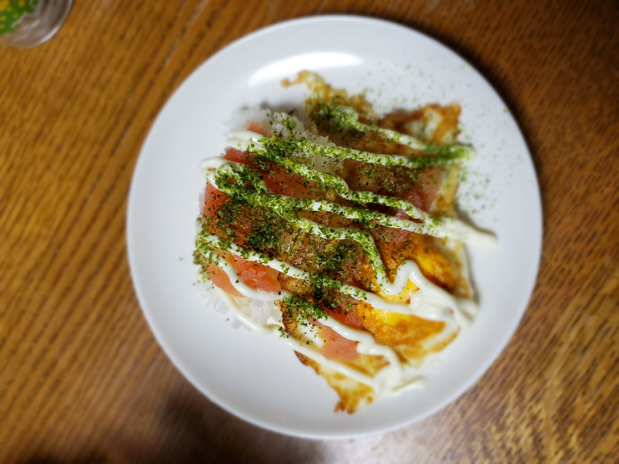 たらこマヨの目玉焼きご飯