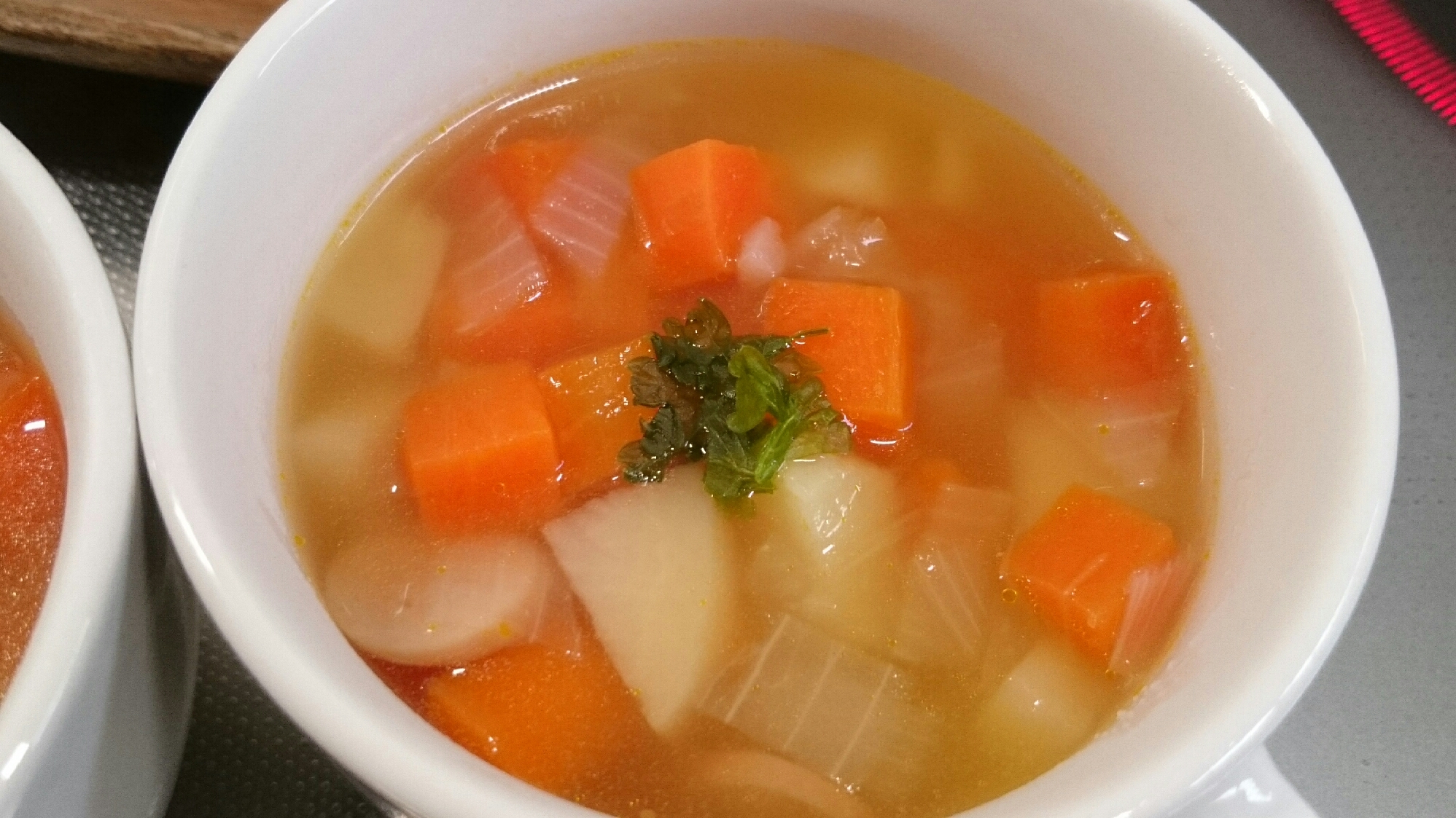 ストウブDe〜ゴロゴロ野菜のスープ