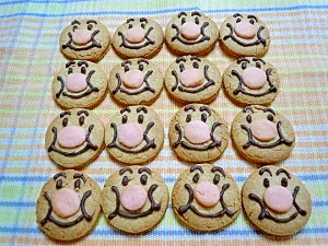 ぽりぽりアンパンマンクッキー レシピ 作り方 By おーちゃん 0427 楽天レシピ