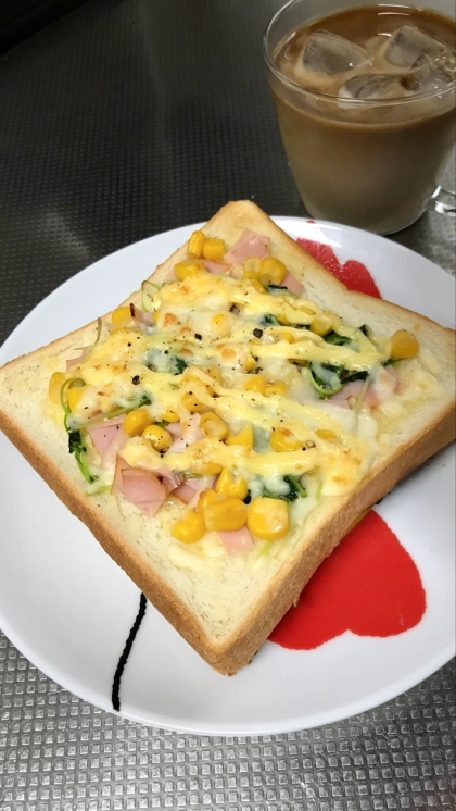 おはようございます♪
豆苗ハムで代用ですが朝食トースト美味しかったです〜✨
素敵レシピごちそうさまでした(*´꒳`*)