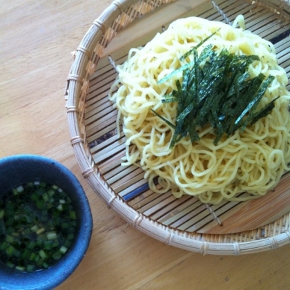 簡単で美味しいつけダレ、ざるラーメンいいですね♪また作ります！