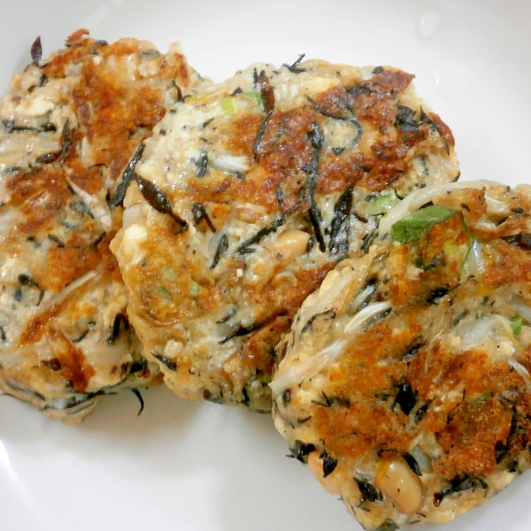 ひじき豆と豆腐のお焼き レシピ 作り方 By なな1151 楽天レシピ ひじき豆と豆腐のお焼き レシピ 作り方 By なな1151 楽天レシピ